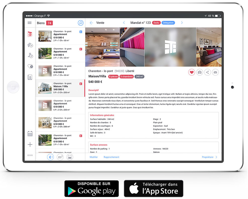 Immotab, Un logiciel de gestion immobilière adossé à une application mobile